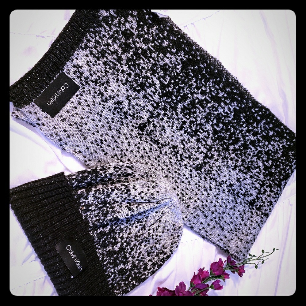 Calvin Klein scarf and hat set